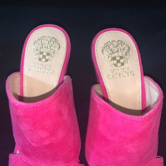 Vince Camuto Open Toe Mules - Picture 3 of 7